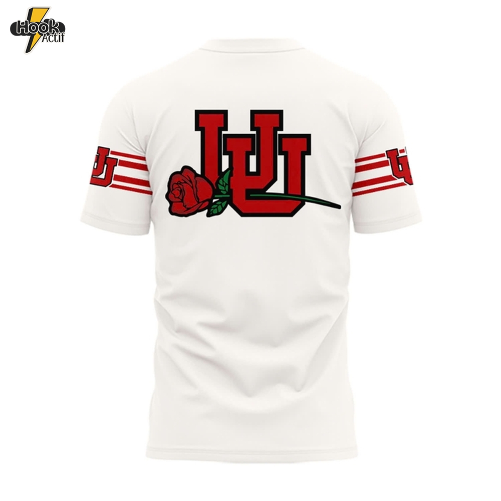 Utah Utes Football 2025 The Rose Bowl White Shirt Utah Utes Football 2025 The Rose Bowl White Shirt