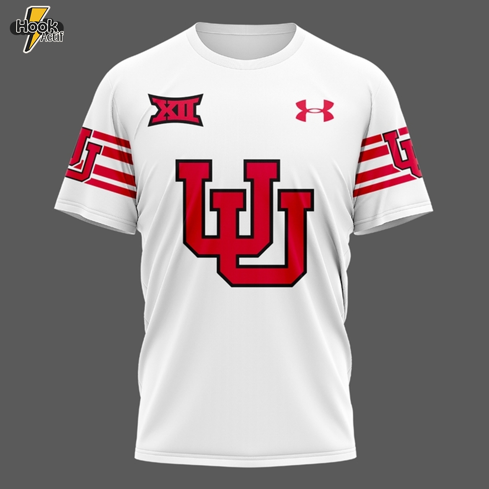 Utah Utes Football Big 12 Conference 2025 New White Shirt Utah Utes Football Big 12 Conference 2025 New White Shirt