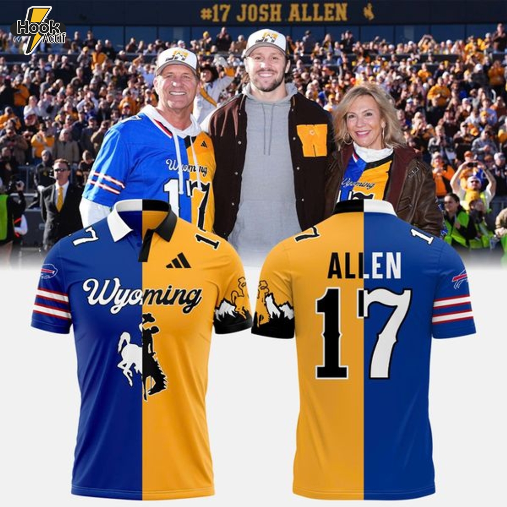 Josh Allen 17 Bills x Wyoming Polo(V2) Josh Allen 17 Bills x Wyoming Polo(V2)