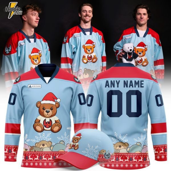 Coachella Valley Firebirds '' Teddy Bear Toss '' Hockey Jersey