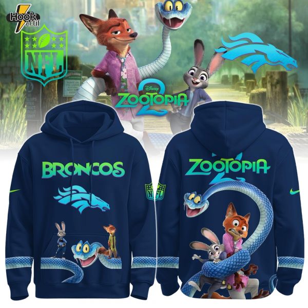 D Broncos x Zootopia 2 Hoodie Limited Edition Selling Out Fast