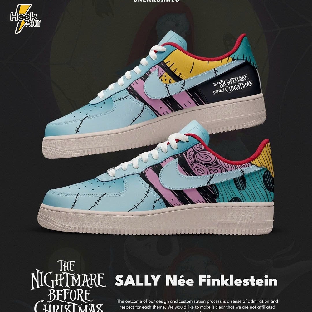 Jack Skellington The Nightmare Before Christmas AF1 Shoes Jack Skellington The Nightmare Before Christmas AF1 Shoes