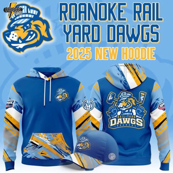 Roanoke Rail Yard Dawgs 2025 New Hoodie
