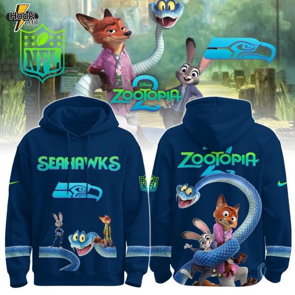 S Seahawks x Zootopia 2 Hoodie Limited Edition Selling Out Fast