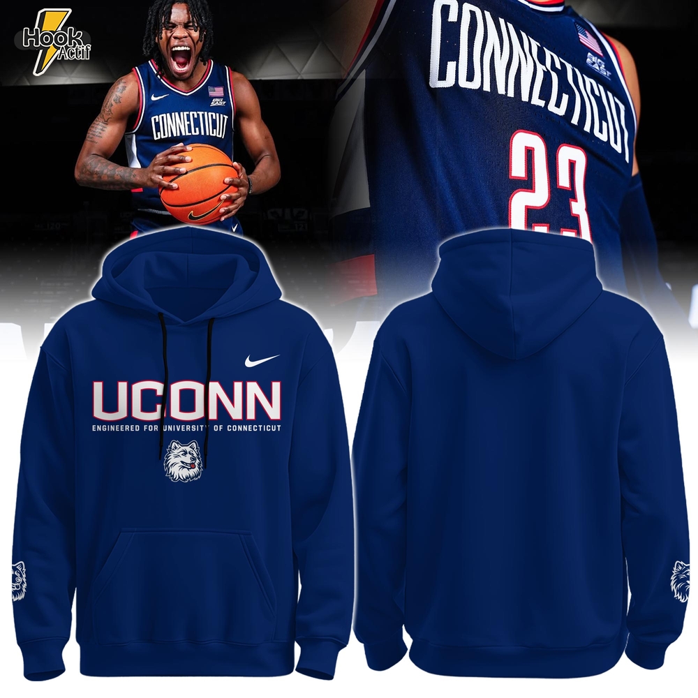 UCONN Huskies Navy Blue Connecticut Hoodie UCONN Huskies Navy Blue Connecticut Hoodie