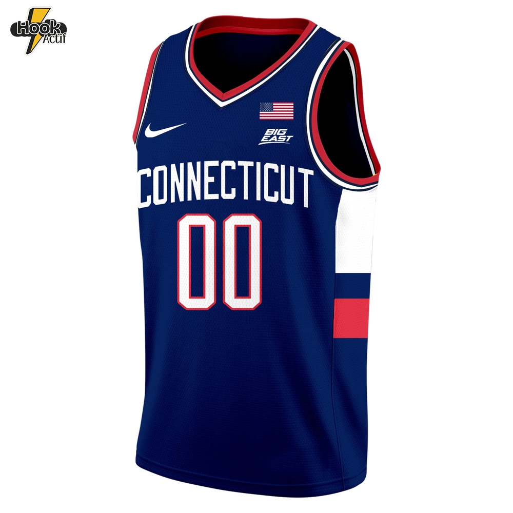 UCONN Huskies Navy Blue Connecticut Jersey