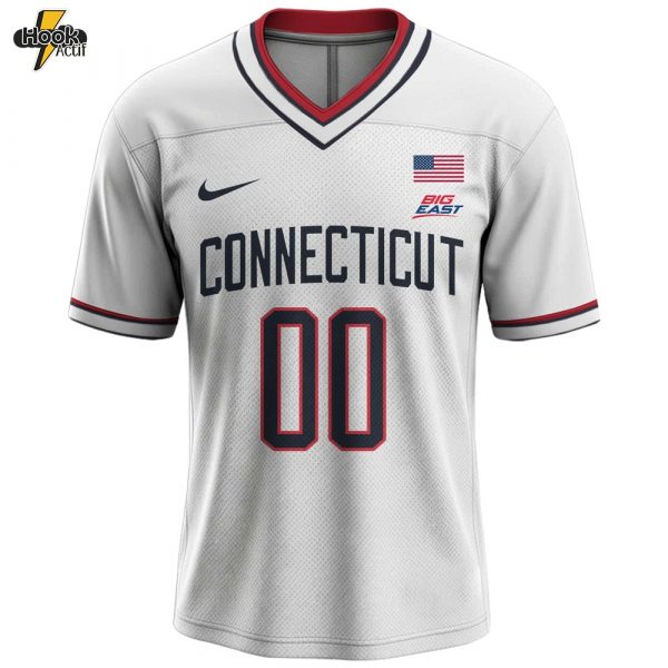 UCONN Huskies White Connecticut Football Jersey – Buy Online at HookActif.com