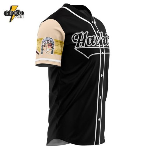 3D Printed Hashira Tengen Uzui Demon Slayer Men’s Short Sleeve Anime Baseball Jersey