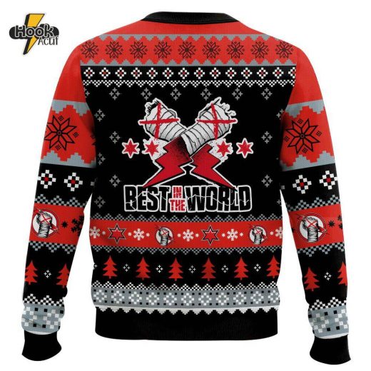 CM Punk WWE Ugly Sweater