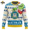 Custom Name Grinch x US Marines Ugly Sweater V1