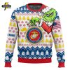 Custom Name Grinch x US Coast Guard Ugly Sweater V1