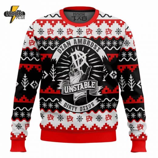 Dean Ambrose WWE Ugly Sweater Version 2