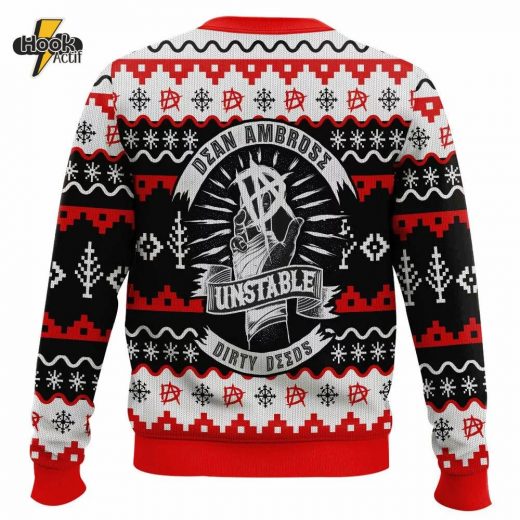 Dean Ambrose WWE Ugly Sweater Version 2