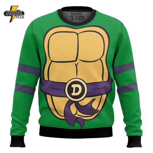 Don Outfit Teenage Mutant Ninja Turtles Ugly Christmas Sweater