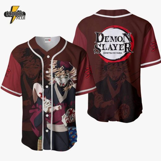 Douma Anime Demon Slayer Otaku Cosplay Shirt, Anime Baseball Jersey