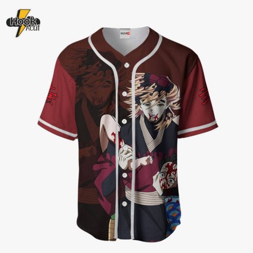 Douma Anime Demon Slayer Otaku Cosplay Shirt, Anime Baseball Jersey