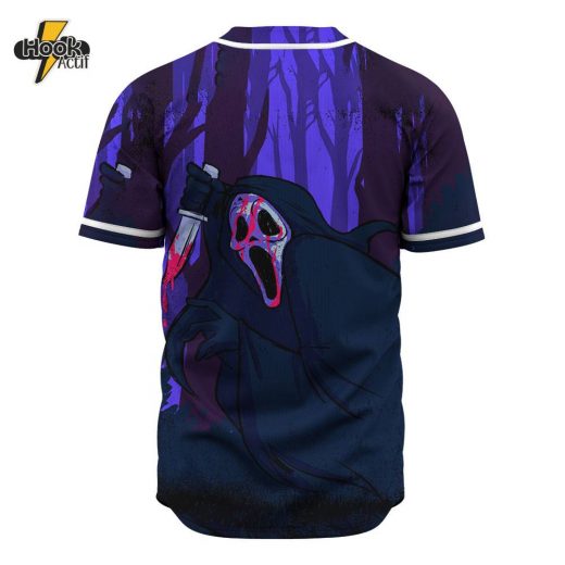 Ghostface Baseball Jersey, Scream Baseball Jersey, Halloween Baseball Jersey Special