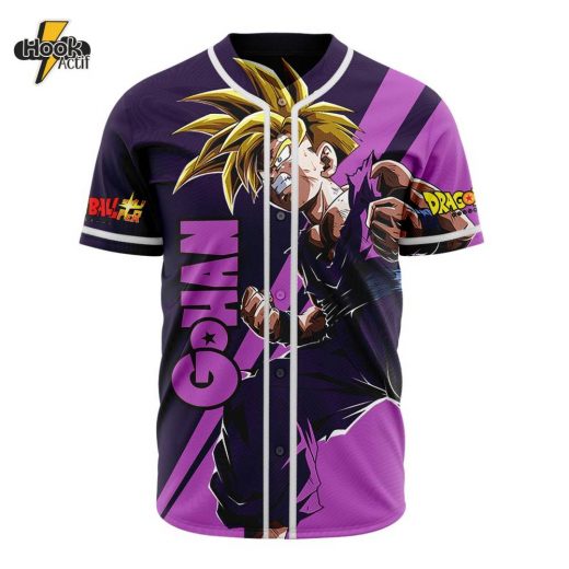 Gohan Dragon Ball Z Baseball Jersey, Anime Fighter Special