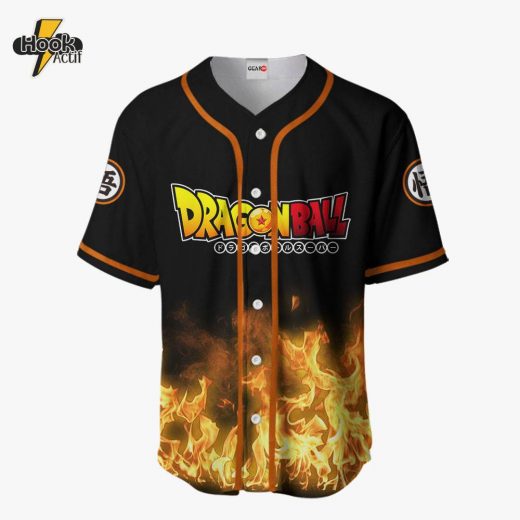 Goku Anime Dragon Ball Z Otaku Cosplay Shirt, Anime Baseball Jersey Classic