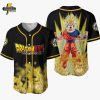 Goku Super Saiyan Blue Anime Dragon Ball Z Otaku Cosplay Shirt, Anime Baseball Jersey