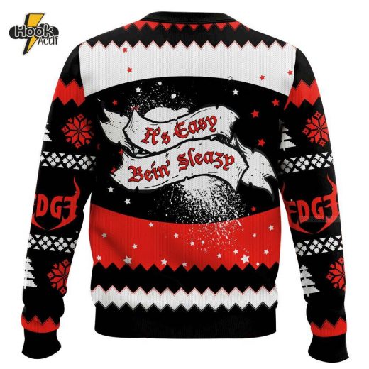 “It’s Easy Bein’ Sleazy” Edge WWE Ugly Sweater