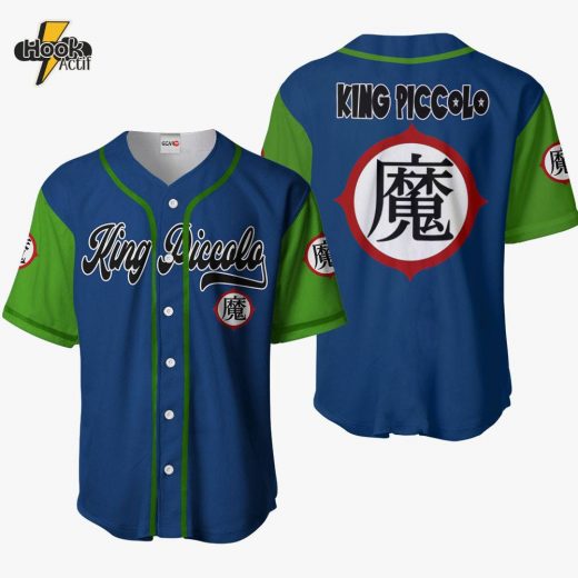 King Piccolo Anime Dragon Ball Z Otaku Cosplay Shirt, Anime Baseball Jersey