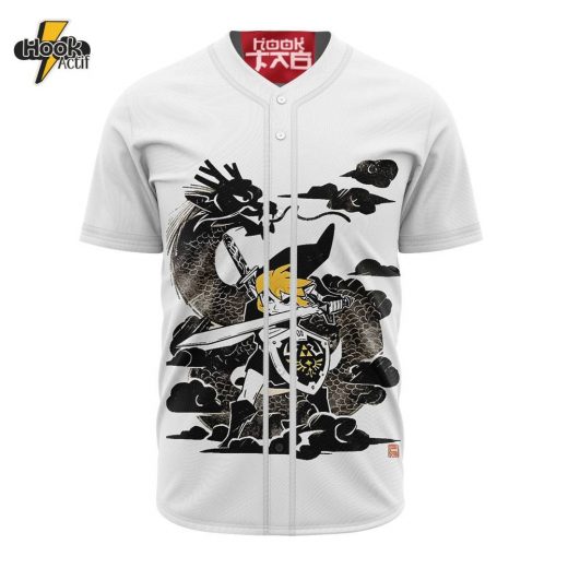 Legend of Zelda Baseball Jersey, Gamer Anime Collection