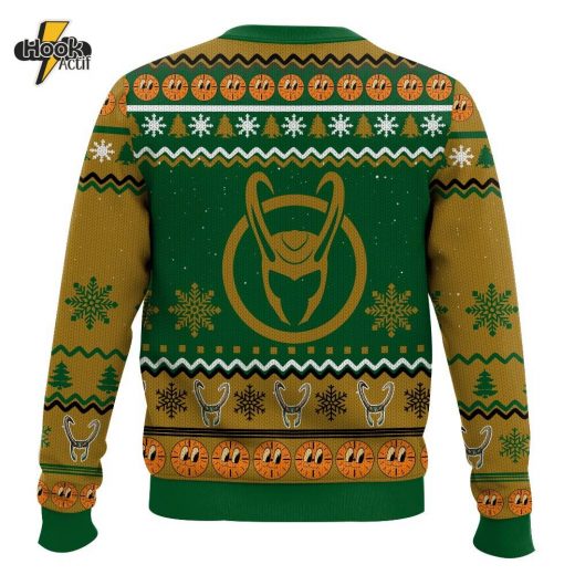 Loki “Making Mischief Bright” Christmas Ugly Sweater