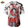 Dracule Mihawk Baseball Jersey, One Piece Baseball Jersey, Anime Baseball Jersey Swordmaster Edition