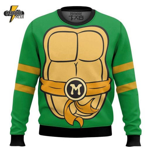 Mike Outfit Teenage Mutant Ninja Turtles Ugly Christmas Sweater