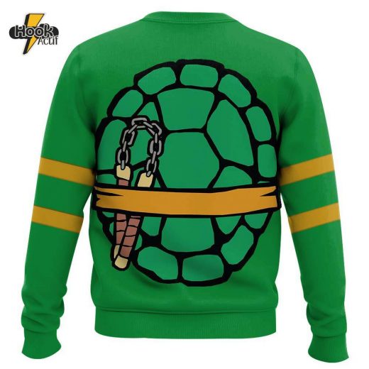 Mike Outfit Teenage Mutant Ninja Turtles Ugly Christmas Sweater