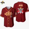 Monkey D. Luffy Symbol Anime One Piece Otaku Cosplay Shirt, Anime Baseball Jersey