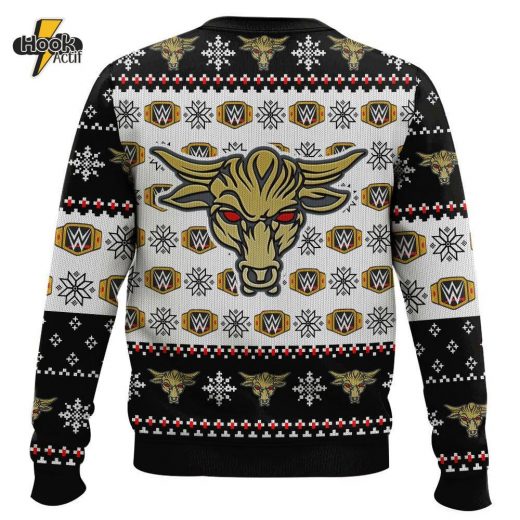 Team Bring It The Rock WWE Ugly Sweater