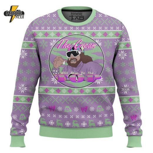 “The Cream Always Rises To The Top!” Macho Man Ugly Sweater