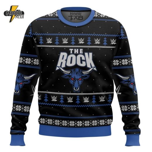 The Rock WWE Ugly Sweater