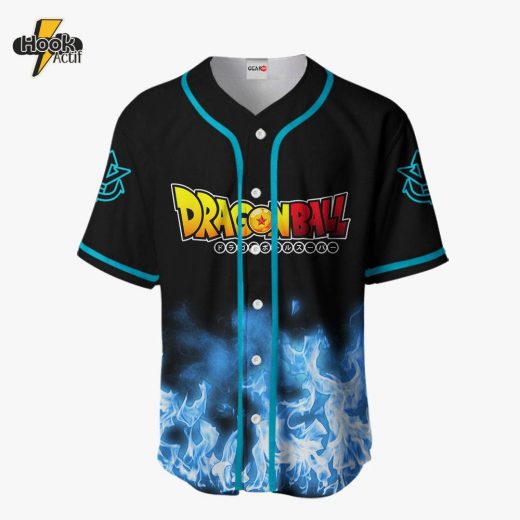 Vegeta Blue Anime Dragon Ball Z Otaku Cosplay Shirt, Anime Baseball Jersey