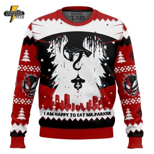 Venom x Spiderman Last Dance Ugly Sweater