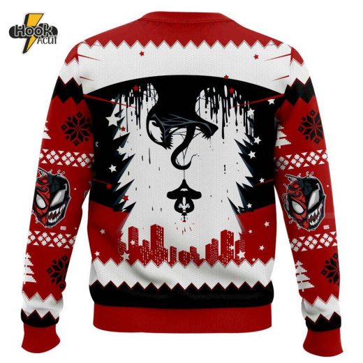 Venom x Spiderman Last Dance Ugly Sweater