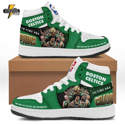 Boston Celtics 18-Time NBA Finals Champions Sneaker Shoes