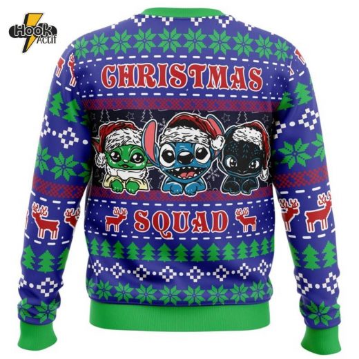 Christmas Squad Pop Culture Christmas Sweater Holiday Party Favorite