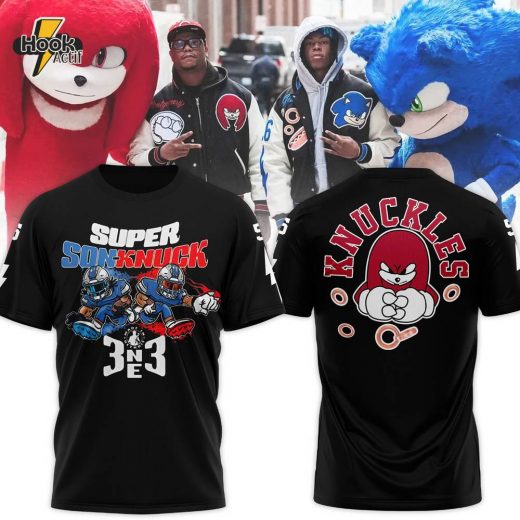 Detroit Lions Sonic & Knuckles Premium Limited Tee