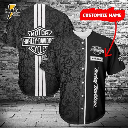 Harley Davidson Custom Baseball Jersey