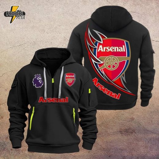 Arsenal F.C. DMHT1066 Zip Hoodie – Arsenal Fan Hoodie