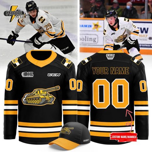 Black Gold North Bay Battalion New 2024 Jersey