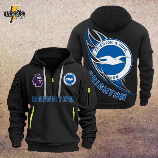 Brighton And Hove Albion F.C DMHT1069 Zip Hoodie – Brighton Fan Apparel