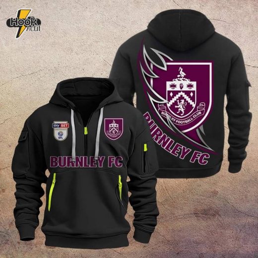 Burnley F.C DMHT1087 Zip Hoodie – Burnley Football Hoodie