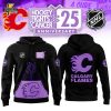 Calgary Flames Hockey Fight Cancer 2024 Hoodie V2