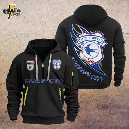 Cardiff City DMHT1088 Zip Hoodie – Cardiff Football Hoodie