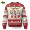 Retro Cool Santa Respect the Beard Ugly Christmas Sweater – Vintage Style