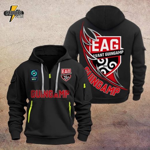 Guingamp DMHT1215 Zip Hoodie – EA Guingamp Football Apparel